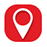 Flat navigation icon.